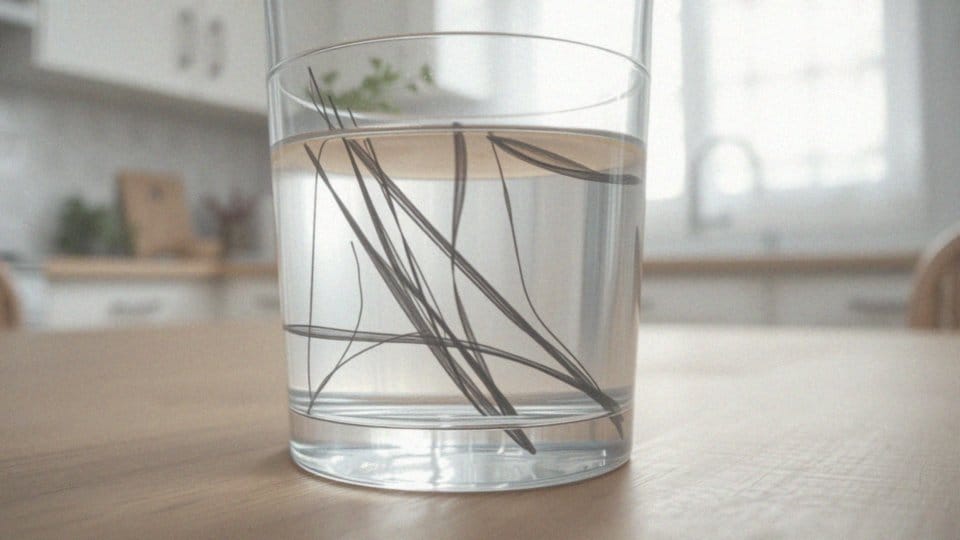 Jak przeprowadzić test z szklanką wody na porowatość włosów?