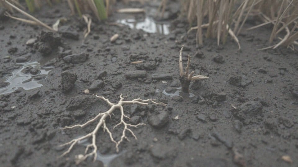 Jakie cechy ma gleba ciężka i nieprzepuszczalna na podmokłych terenach?