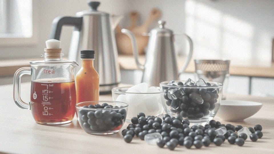 Jakie są proporcje składników do bubble tea?