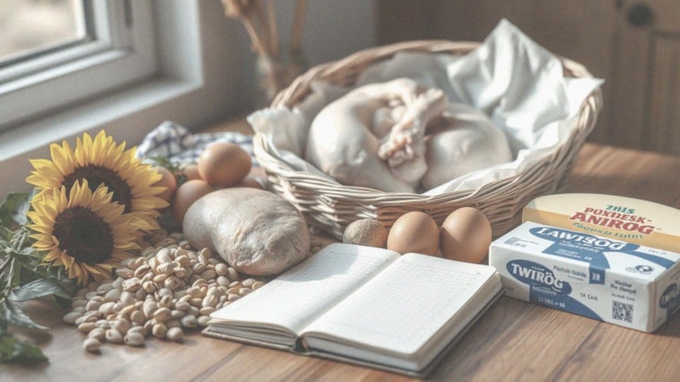Jak wygląda tabela źródeł tryptofanu?