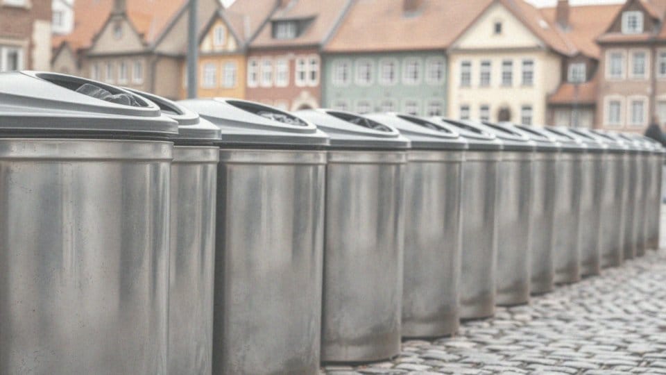 Co zapewniają metalowe pojemniki na odpady w zakresie użyteczności?