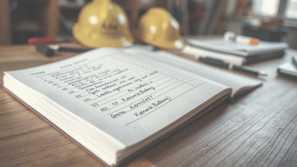 Jakie są wymogi dotyczące daty i podpisu w wpisach?